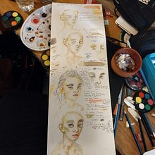 My project for course: Watercolor Portrait from a Photo. Traditional illustration, Watercolor Painting, and Portrait Drawing project by yello_bane - 01.04.2023