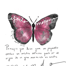 Efecto Mariposa. Traditional illustration project by Raquel A - 01.02.2023