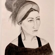 My project for course: Realistic Portrait with Graphite Pencil. Traditional illustration, Fine Arts, Sketching, Pencil Drawing, Drawing, Portrait Drawing, Realistic Drawing, Artistic Drawing, and Figure Drawing project by Eszter Grósz - 01.04.2023