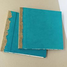 Encuadernación artesanal sin costuras: dos cuadernos de hojas sueltas. Projekt z dziedziny  Introligatorstwo, DIY, Craft i Papercraft użytkownika ralitsa_nenova - 04.01.2023