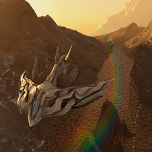 Mi proyecto del curso: Diseño y modelado de una nave sci-fi en 3D. Projekt z dziedziny 3D,  Modelowanie 3D i  Projektowanie 3D użytkownika greasysaturn1 - 03.01.2023