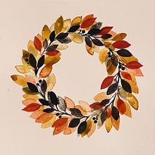 Couronne d'automne . Projekt z dziedziny Trad, c i jna ilustracja użytkownika Mathilde Bertrand - 05.01.2023