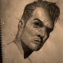 Mi proyecto del curso:  Dibujo de retrato artístico: captura expresiones auténticas. Traditional illustration, Fine Arts, Sketching, Pencil Drawing, Drawing, Portrait Drawing, Realistic Drawing, Artistic Drawing, and Figure Drawing project by Francesco Martone - 01.05.2023