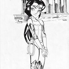 Meu projeto do curso: Desenho de personagens femininas para quadrinhos. Character Design, Comic, and Drawing project by fabioamodesto - 01.05.2023