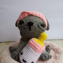 Il mio progetto del corso: Tecniche di uncinetto: crea i tuoi amigurumi. Projekt z dziedziny Craft, Projektowanie zabawek,  Tkactwo, DIY, Sz, dełkowanie, Amigurumi, Wzornictwo tekst i liów użytkownika Barbara - 05.01.2023