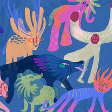 Animage. Traditional illustration project by Larissa Ribeiro - 01.05.2023