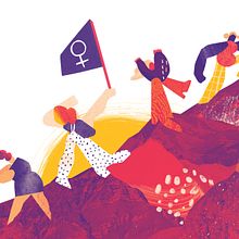 Livro Mulheres. Traditional illustration project by Larissa Ribeiro - 01.05.2023