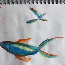 My project for course: Creative Watercolor Sketching for Beginners. Traditional illustration, Sketching, Creativit, Drawing, Watercolor Painting, and Sketchbook project by Laura Borrowdale - 01.05.2023