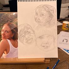 Il mio progetto del corso: Fondamenti di ritrattistica a matita “my crew” . % Martino Testa tarafından hazırlanan Güzel sanatlar, Kalem Çizimi, Çizim, Gerçekçi Çizim, Ve Sanatsal Çizim projesi - 01.05.2023