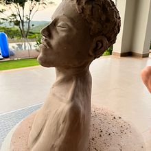 Mi proyecto del curso: Introducción a la escultura figurativa con arcilla. Projekt z dziedziny  Sztuki piękne i Rzeźba użytkownika Sofia Espinola - 06.01.2023