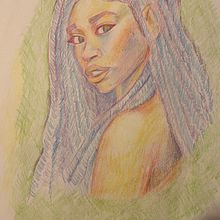 My project for course: Vibrant Portrait Drawing with Colored Pencils. Un proyecto de Dibujo, Dibujo de Retrato, Sketchbook y Dibujo con lápices de colores de Brianna Kilgore - 11.01.2023