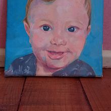 Mi proyecto del curso: Retrato con pintura al óleo: explora la luz y las sombras. Fine Arts, Painting, and Oil Painting project by nicole valenzuela - 01.06.2023