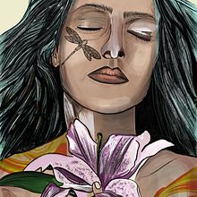Mi proyecto del curso: Retrato ilustrado con Procreate. Un progetto di Illustrazione tradizionale, Illustrazione vettoriale, Illustrazione digitale e Disegno di ritratti di Alexandra Salazar-Jackson - 05.01.2023