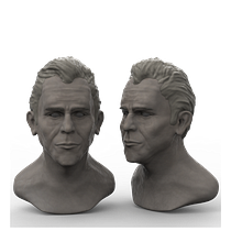 Mi proyecto del curso: Retrato 3D realista con ZBrush y KeyShot. Un progetto di 3D, Modellazione 3D e Character design 3D di Pedro Nicolas Adrover - 05.01.2023