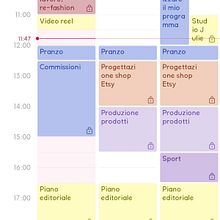 Il mio progetto del corso: Organizzazione dell'agenda: gestisci tempo ed energie. Un progetto di Consulenza creativa, Gestione progetti di design, Marketing, Management e produttività di Elena Albarello - 06.01.2023