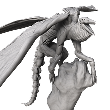 Vampire Dragon. Un proyecto de 3D, Videojuegos y Diseño de personajes 3D de Giuseppe Tangredi - 15.11.2022