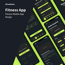 Fitness Mobile App. Programming, Design, UX / UI & IT project by Daniel Ruiz - 01.06.2023