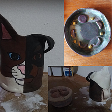 Meu projeto do curso: Cerâmica em casa para iniciantes. Design de acessórios, Artesanato, Artes plásticas, e Cerâmica projeto de Larissa Sartori Ribeiro Santos Anchia - 06.01.2023