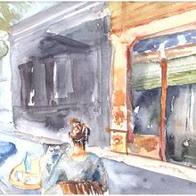 Mi proyecto del curso: Paisajes urbanos en acuarela. Fine Arts, Watercolor Painting, and Architectural Illustration project by María Graciela - 01.06.2023
