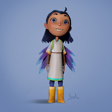Mi proyecto del curso: Diseño de personajes 3D: del dibujo al modelado. Projekt z dziedziny Trad, c, jna ilustracja, 3D, Projektowanie postaci, Ilustracja c, frowa,  Modelowanie 3D, Projektowanie postaci 3D i  Projektowanie 3D użytkownika Panchi Traini - 06.01.2023