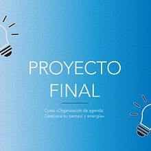 Mi proyecto del curso: Organización de agenda: gestiona tu tiempo y energía. Un progetto di Gestione progetti di design, Management, produttività, Consulenza creativa e Marketing di María Belén C - 07.01.2023