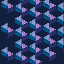 Isometric Pattern Sketches. Pattern Design project by peninasharon - 01.03.2023