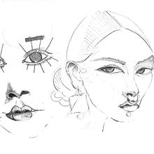 Meu projeto do curso: Caderno de retratos: explore o rosto humano Ein Projekt aus dem Bereich Skizzenentwurf, Zeichnung, Porträtzeichnung, Artistische Zeichnung und Sketchbook von Mia - 07.01.2023