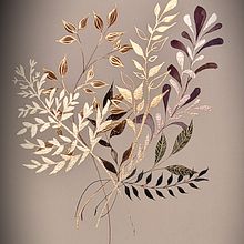 Mein Abschlussprojekt für den Kurs: Filigrane Aquarellmalerei mit Metallic-Akzenten. Traditional illustration, Painting, Watercolor Painting, Botanical Illustration, Naturalistic Illustration, and Decorative Painting project by sabine Axmann - 01.08.2023