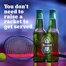 Heineken x Lagos Tennis Open. Een project van Copywriting van Sotonye Lawson - 07.01.2023