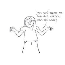 Viñeta 'Crecer'. Traditional illustration project by Marta Fabián García - 01.07.2023