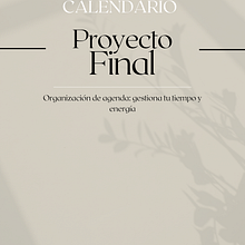 Mi proyecto del curso: Organización de agenda: gestiona tu tiempo y energía. Creative Consulting, Design Management, Marketing, Management, and Productivit project by Micaela Fernandez - 01.08.2023