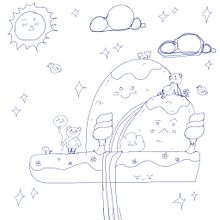 My project for course: Designing Kawaii Worlds: Spread Joy Through Illustration. Un progetto di Character design, Illustrazione digitale e Manga di bluetinee - 08.01.2023