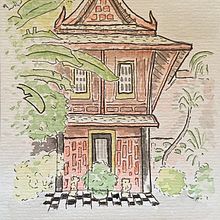 My project for course: Expressive Architectural Sketching with Colored Markers. Sketching, Drawing, Architectural Illustration, Sketchbook & Ink Illustration project by martin_s - 01.08.2023