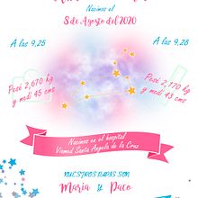 Cartel personalizado para gemelas. Un proyecto de Ilustración tradicional, Diseño gráfico y Diseño de carteles de Inmaculada Bailac Cano - 12.08.2020