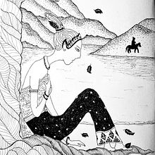 Meri Death - final project. Un projet de Dessin, Dessin artistique et Illustration à l'encre de palm_rm - 05.01.2023