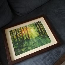 My project for course: Dreamy Watercolor Landscapes: Paint with Light. Painting, and Watercolor Painting project by Ana Maria Chirita - 01.07.2023