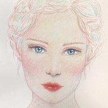 My project for course: Vibrant Portrait Drawing with Colored Pencils . Desen, Desen de portret, Caiet de schițe și Desen în creion colorat de balbolka - 04.26.2023