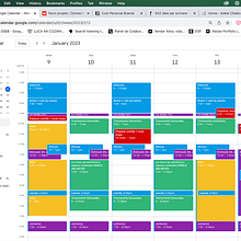 Meu projeto do curso: Organização de agenda para gestão de tempo e energia. Consultoria criativa, Gestão de design, Marketing, e Gestão e produtividade projeto de Luca Melo - 07.01.2023