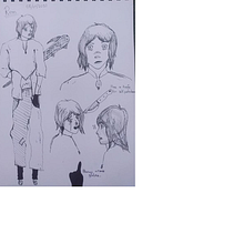 Mi proyecto del curso: El arte del manga: dibuja personajes únicos. Projekt z dziedziny Projektowanie postaci, R, sunek ołówkiem,  R, sunek,  R, sunek atramentem i Manga użytkownika mat1tyu - 04.01.2023