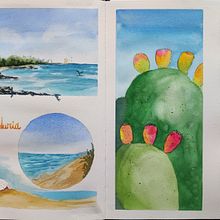 Il mio progetto del corso: Diario di viaggio ad acquerello. Traditional illustration, Watercolor Painting, Architectural Illustration, and Sketchbook project by Federica Attanasi - 01.09.2023