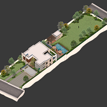 Mi proyecto del curso: Ilustración digital de proyectos arquitectónicos. Projekt z dziedziny  Architektura, Architektura krajobrazu, Ilustracja c, frowa, Architektura c, frowa,  R i sunek architektoniczn użytkownika Marcos Reynoso - 09.01.2023