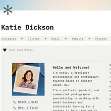Zine style profile page in Notion . % Katie Dickson tarafından hazırlanan Web Geliştirme projesi - 01.06.2023