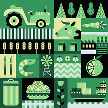 Foodprint Shopper. Projekt z dziedziny Trad, c, jna ilustracja, Projektowanie dodatków, Projektowanie opakowań, Stemple, Grafika wektorowa, Ilustracja w, dawnicza, Ilustracja c, frowa, Projektowanie graficzne, Infografika, Pattern design, Kreat, wność,  Projektowanie plakatów, Druk tekst i ln użytkownika Aronne Nembrini - 09.01.2023