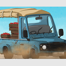 Cornetto Trilogy Vehicle Design. Concept Art, Traditional illustration, and Design project by Louis Carden - 01.10.2023