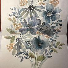 My project for course: Artistic Floral Watercolor: Connect with Nature. Un progetto di Illustrazione tradizionale, Pittura, Pittura ad acquerello e Illustrazione botanica di Maija - 04.01.2023