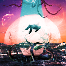 Space Kraken Ein Projekt aus dem Bereich Fotomontage und Design von Francisco Andrés - 06.01.2023