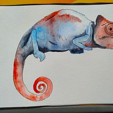 Mi proyecto del curso: Técnicas experimentales de acuarela para principiantes. Traditional illustration, Fine Arts, Watercolor Painting, and Naturalistic Illustration project by l_lozano_cuenta3 - 01.11.2023