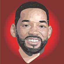 Will Smith. Traditional illustration, and Design project by Fernando Traín Racho - 01.11.2023