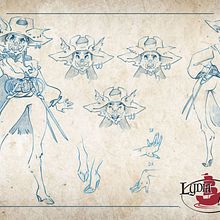 Lydia the pirate . % Noemi Pozzi tarafından hazırlanan Karakter Tasarımı, Geleneksel illüstras, Ve on projesi - 01.11.2023