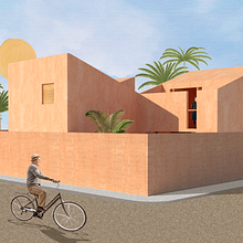 Mi proyecto del curso: Representación gráfica de proyectos arquitectónicos. Un progetto di Architettura, Graphic design, Architettura d'interni, Interior design, Paesaggismo, Collage, Architettura digitale e Illustrazione architettonica di lucilagtzp - 11.01.2023